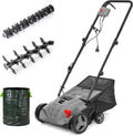 Lehmann Verticuteerapparat Alyssum Verticuteermachine, met Werkbreedte 32 cm, 4-traps Werkdiepte Instelbaar van -12 biz + 4 mm, met beluchter 2 in 1