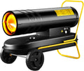 Ventilator Fvtvhev Olieverwarmer diesel verwarmingskanon heteluchtgenerator, met wagen Fvtvhev (20 kW, 19 L, dieselverbruik 1,7 kg/u