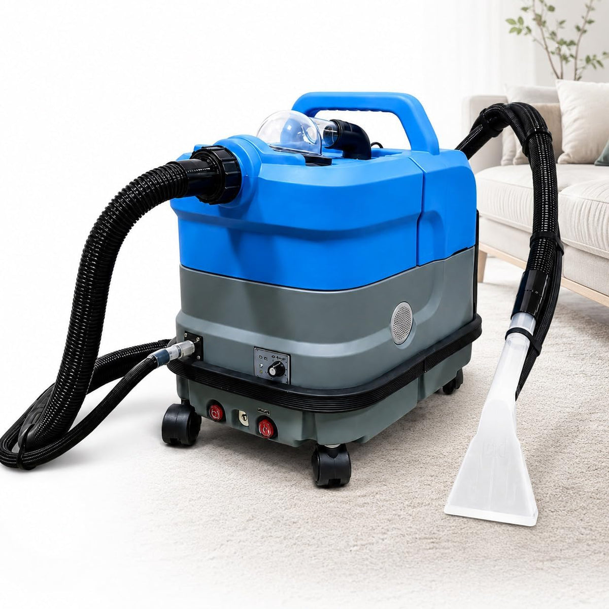 Gyhhdds Tapijtreiniger Meubelreiniger Professioneel, 2500W 24KPa Heet Water
