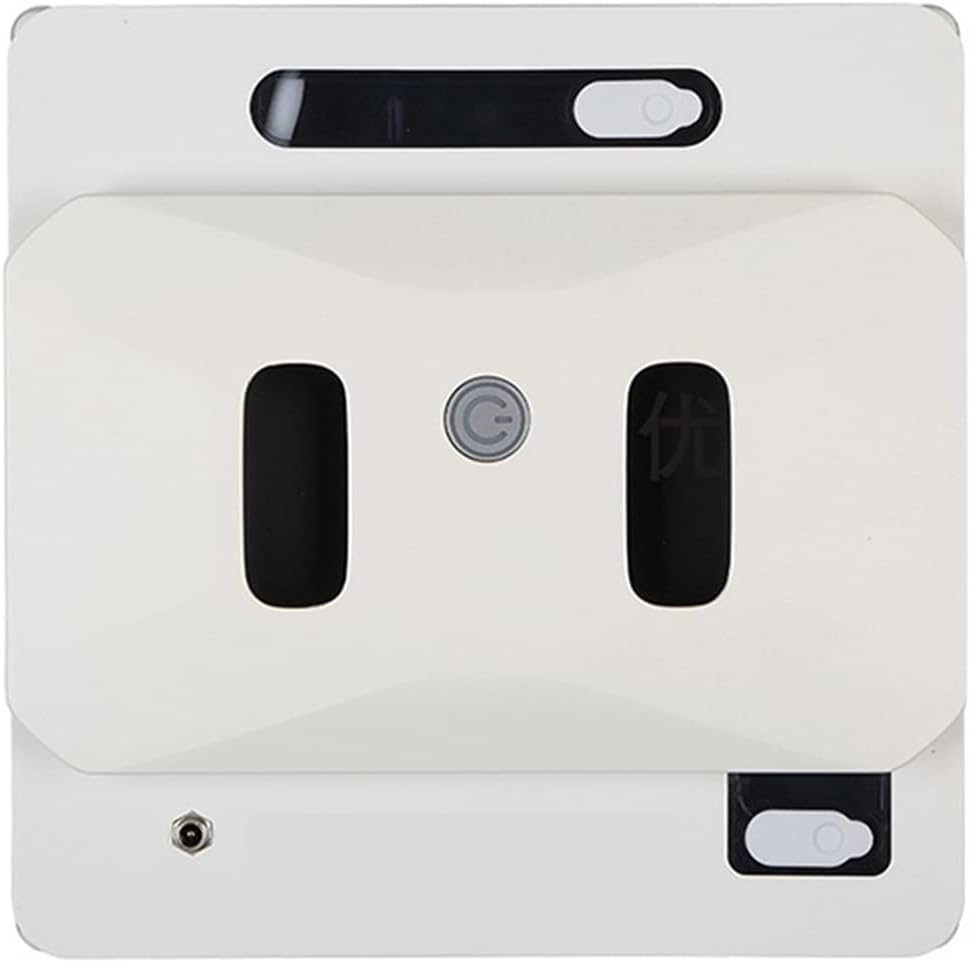 Qusyzd Robotstofzuiger Robot Glasreiniger, Robot Ramenreiniger Robot Glasreiniger 53ml Watertank Afstandsbediening Nat en Droog Reinigen Robotreiniger