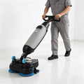 Gesaides Stoomreiniger Accu-aangedreven, 43 cm reinigingsbreedte, loopbare mini-automatische vloerschrobber, Compact en draagbaar, Ideaal, kantoren