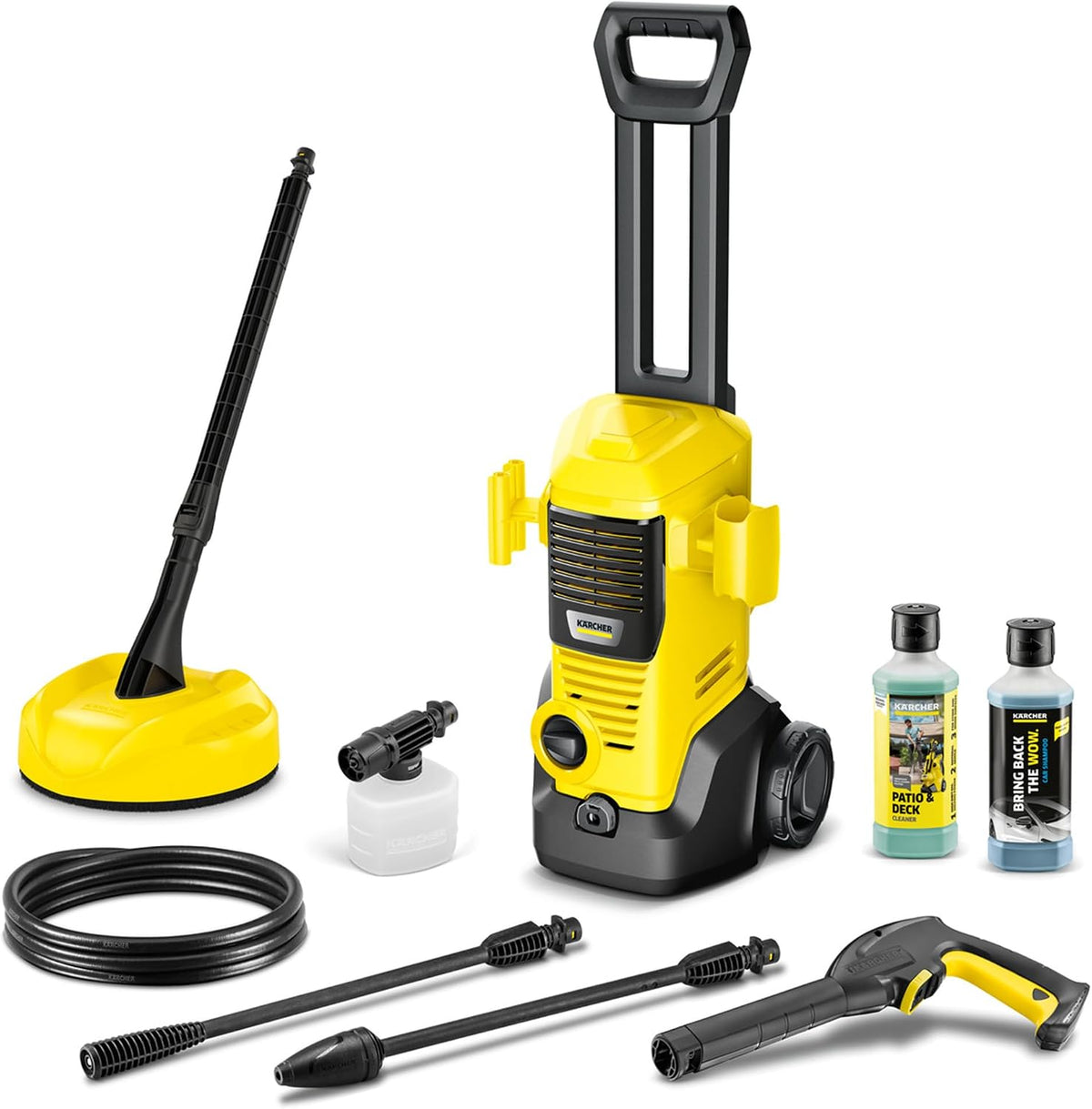 Kärcher Hogedrukreiniger K 2 Premium FJ Home, druk: max. 110 bar, afgifte: 360 l/u, gewicht: 4,2 kg, oppervlakteprestatie: 20 m2/u, HD-pistool