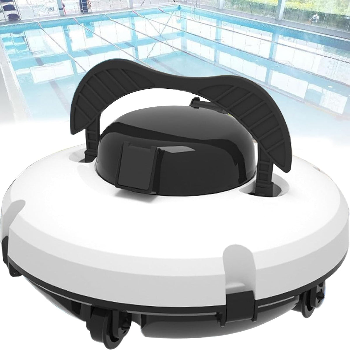 ExoticaBlend Zwembadrobot Intelligente zwembadreinigers, voor zwembadoppervlakken tot 860 m2, zwembadreinigingsrobot Volautomatische zwembadstofzuiger