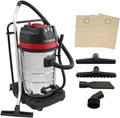 Maxblast Nat- en droogzuiger Industriële Stofzuiger 80L Nat&Droog 3000W Drievoudige, 4 Accessoires, 9m Snoer, 1.5m Slang, 3 Gratis Stofzakken, Ideaal