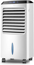 Gwfblid Mobiele airco airconditioning, 10 l, 8 uur, met 3 modi, 3 snelheden, oscillatie 60o, timer, stil, verdampingskoeler, zwenkwielen, ventilator