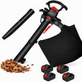 lilishangmao Bladblazer Bladzuiger, Met Brushless Motor En 40L Opvangzak 4×5.0Ah