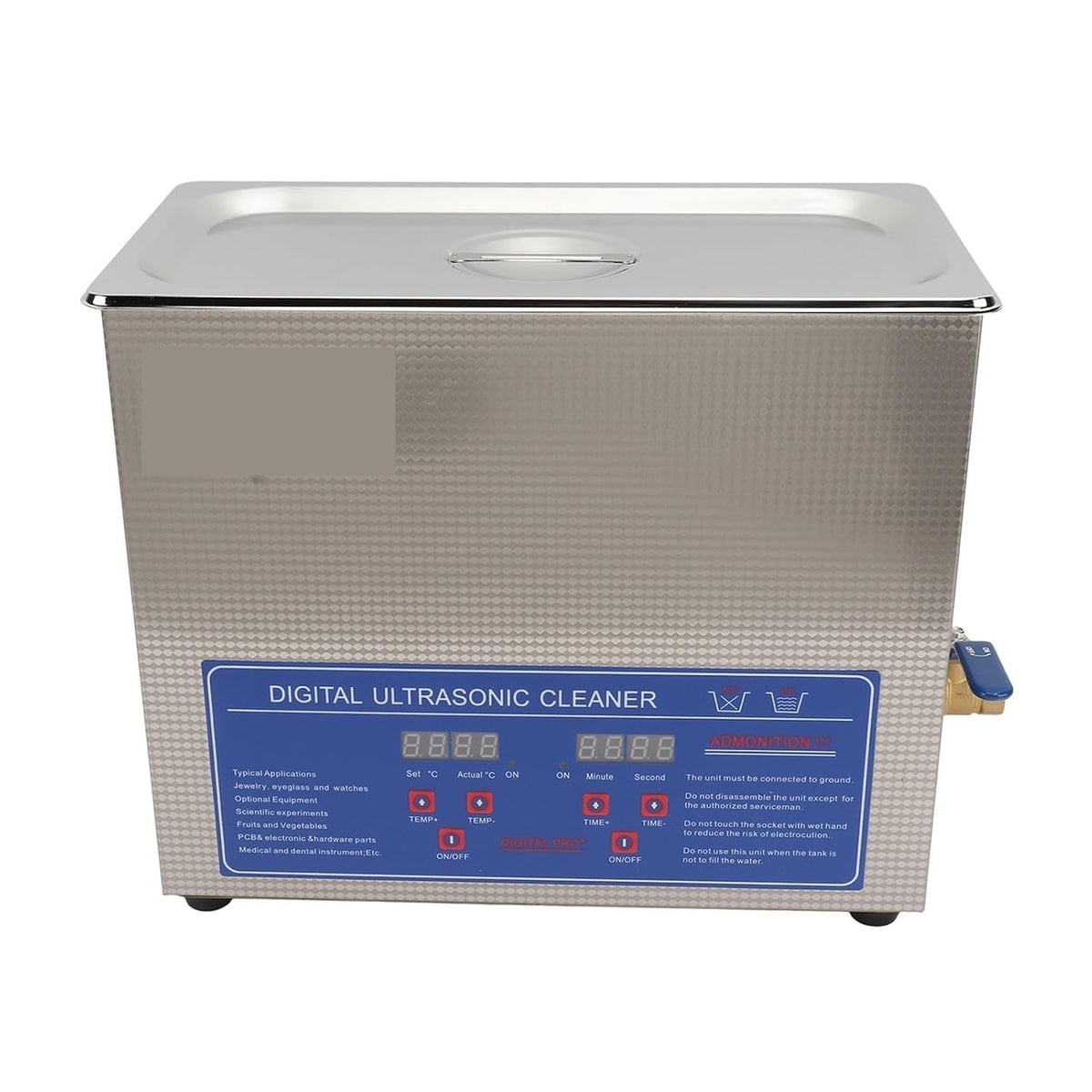 Ultrasone reiniger Korobie, 6L Ultrasone Vinyl Record Cleaner Wasmachine Verwarmingsfunctie Reinigingsmachine, voor Laboratoria