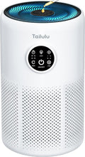 Tailulu Luchtreiniger D10 HEPA-, 15 dB luchtfilter, grote kamer tot 1360 vierkante meter, voor huisdieren in huis, voor slaapkamer, met slaapmodus