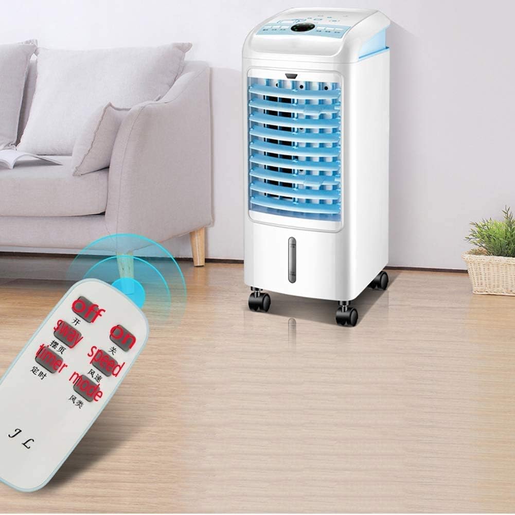 Mobiele airco Luchtkoeler, afstandsbediening, voor thuis en op kantoor, verdampingskoeler, mobiele airconditioning, draagbare verdampingsluchtkoeler