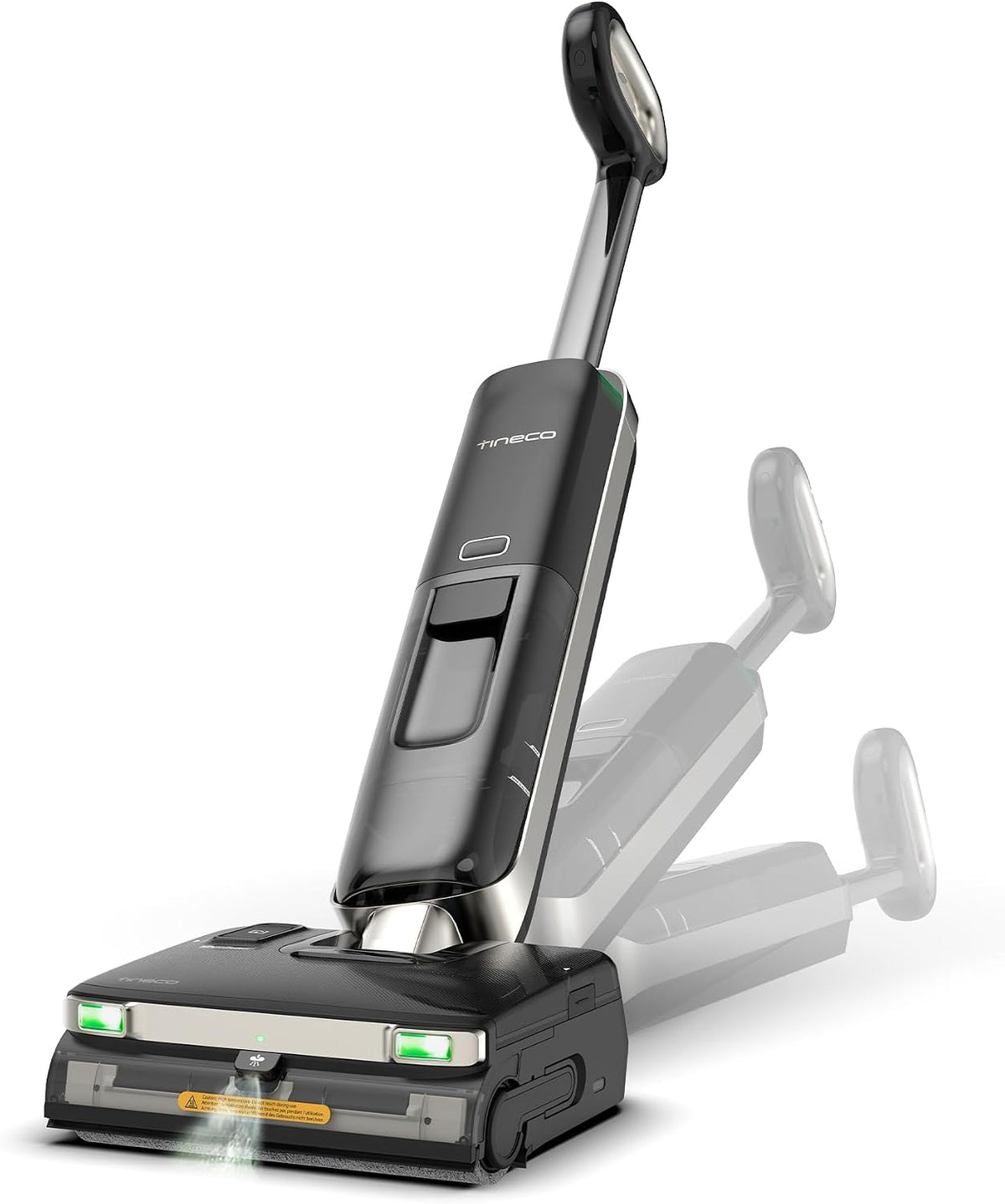 Tineco Stoomdweil Floor ONE S9 Master nat- en droogstofzuiger, 9,9 cm, zuigkracht van 23 kPa, StreakFree-schraper, ThermoBlast-technologie, dweilen