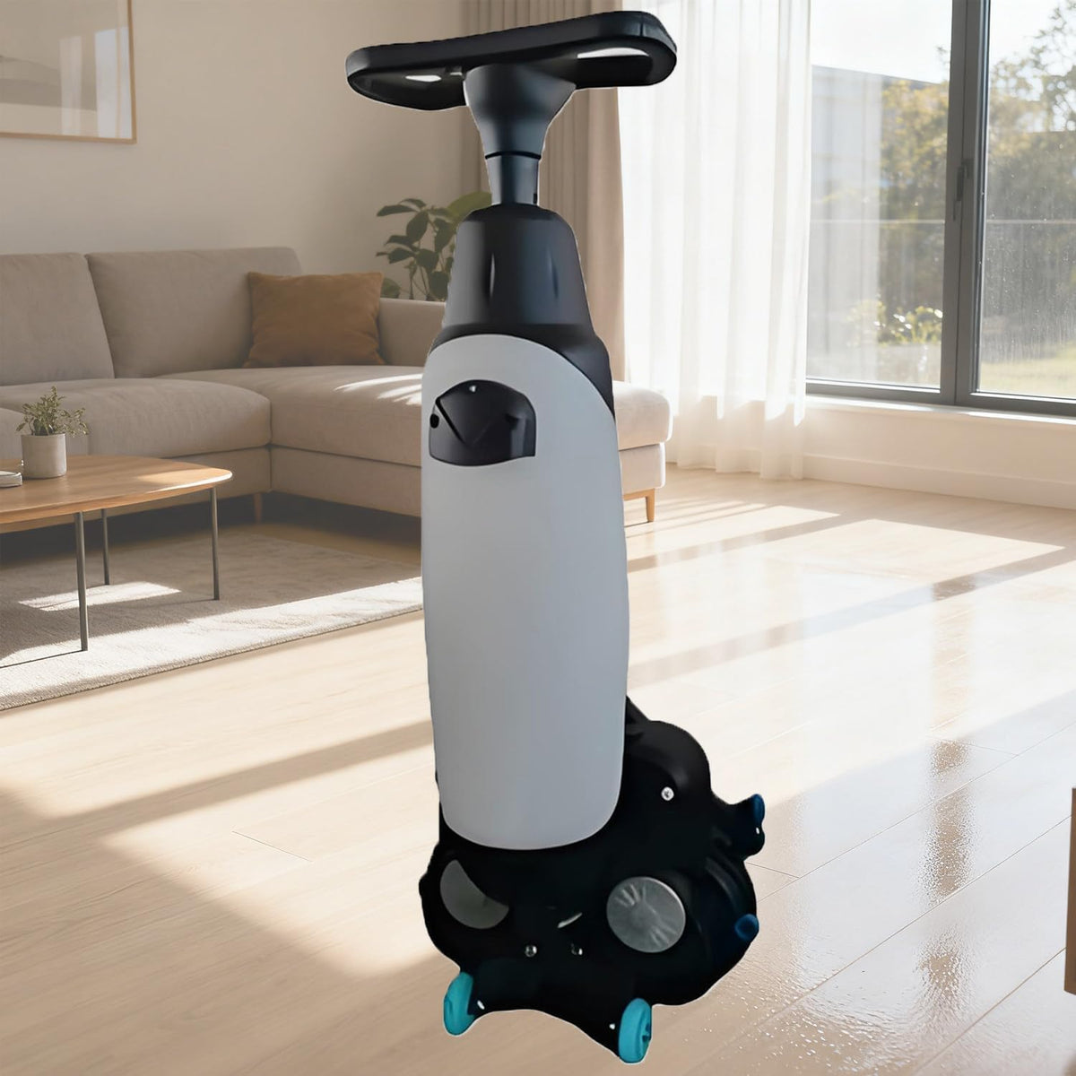 Polijstmachine Commerciële vloerreinigingsmachine, met 360 graden draaifunctie, krachtige elektrische dubbele borstel tegelpolijstmachine, voor vinyl