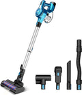 INSE Steelstofzuiger S6 draadloze stofzuiger, 250 W, 1,2 liter, 65 decibel, blauw