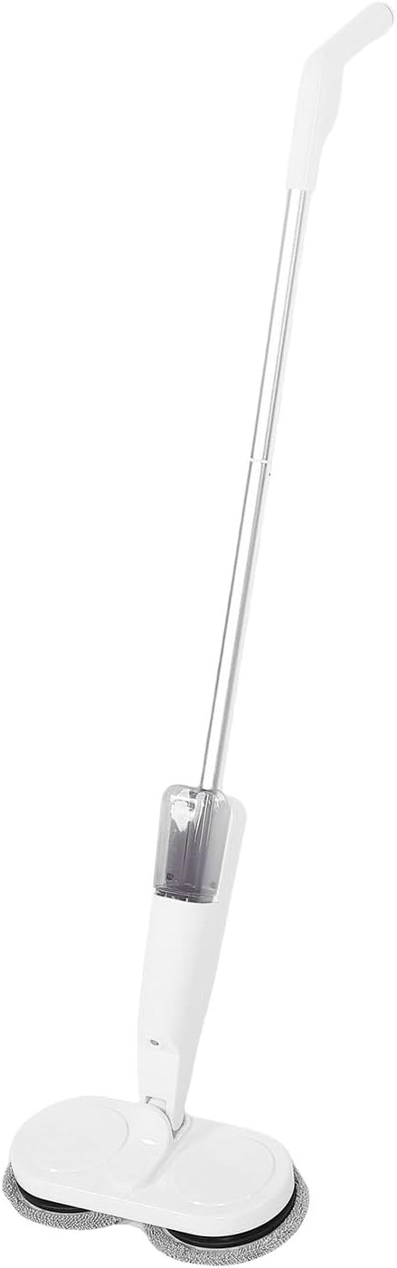 Luocute Vloerreinigingsmachine Draadloze Elektrische Dweil, 2000 MAh Batterij, Vloerreiniger, met LED-licht en Watersproeier, Groot Waterreservoir
